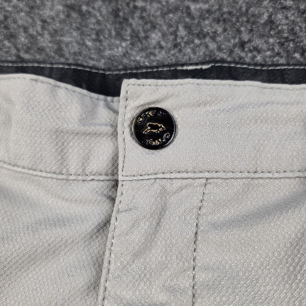 Oakley Mens Golf Shorts 34 Gray Performance Stretch Athletic 9" Inseam - Picture 8 of 9